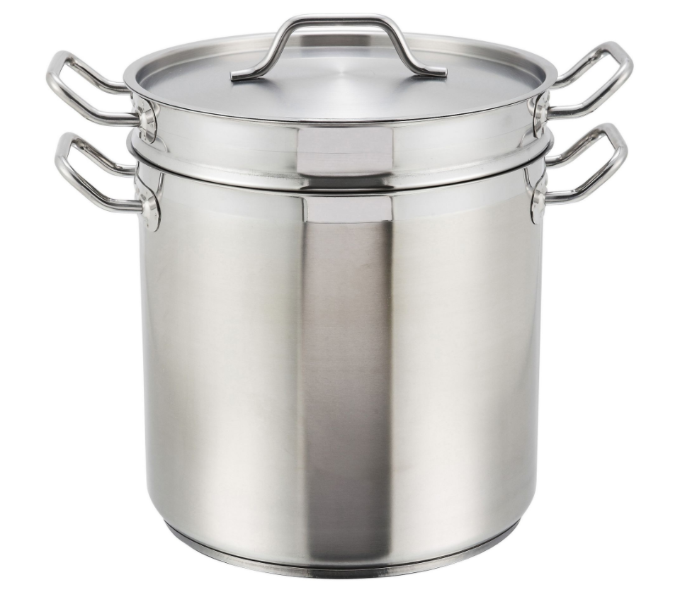 Winco, Stainless Steel Double Broiler Set (Various Sizes)