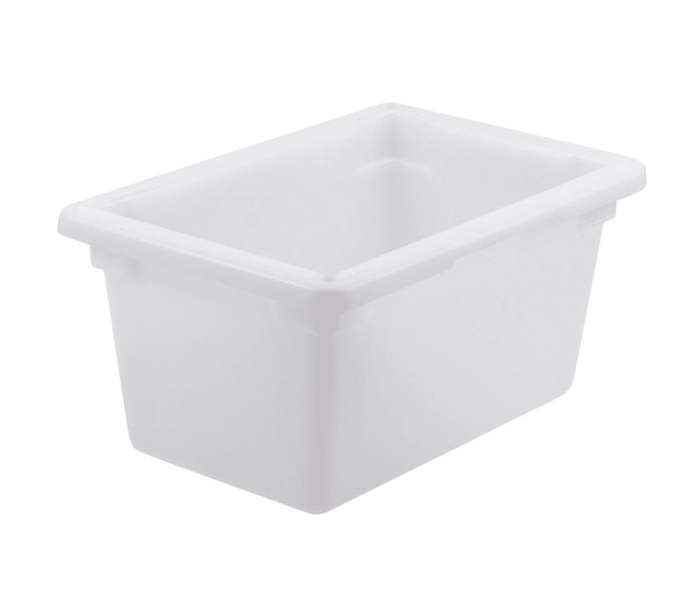 Winco, White Polypropylene Storage Containers (18" x 12" x 9")