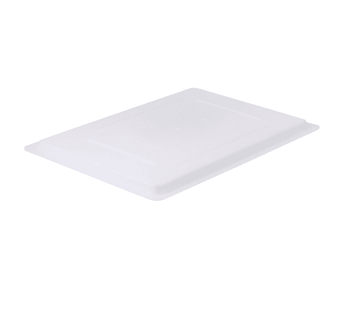 Winco, White Polypropylene Storage Container Cover (18" x 12")