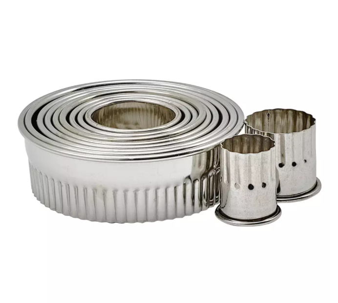 Winco, Cookie Cutter Set (Regular / Fluted Shape)