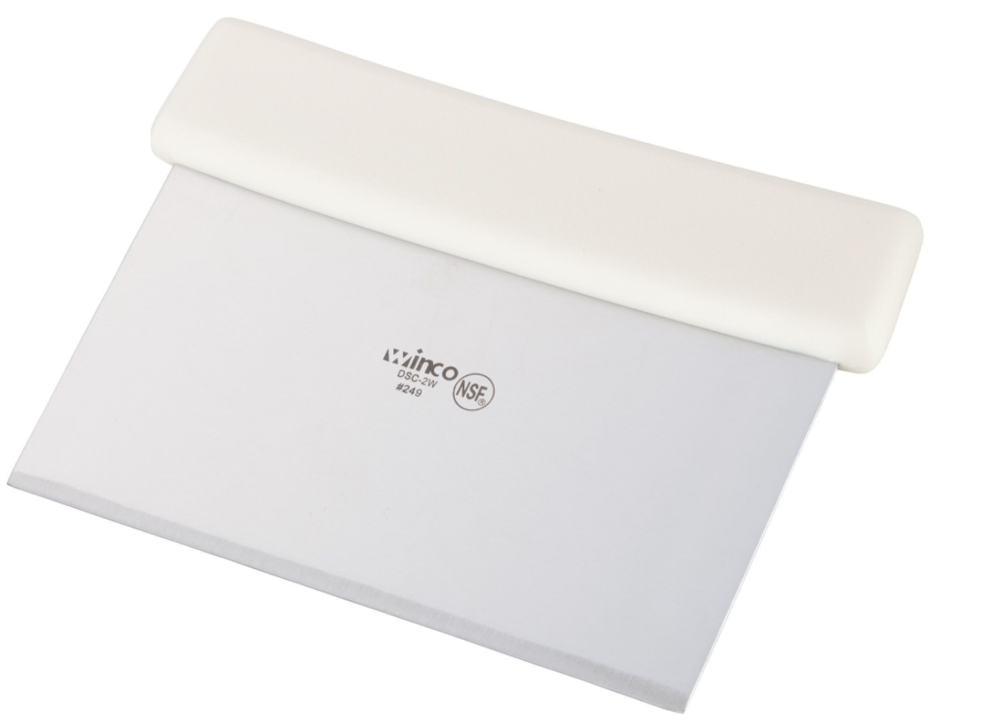 Winco, Stainless Steel Dough Scrapper (Various Handle Options)