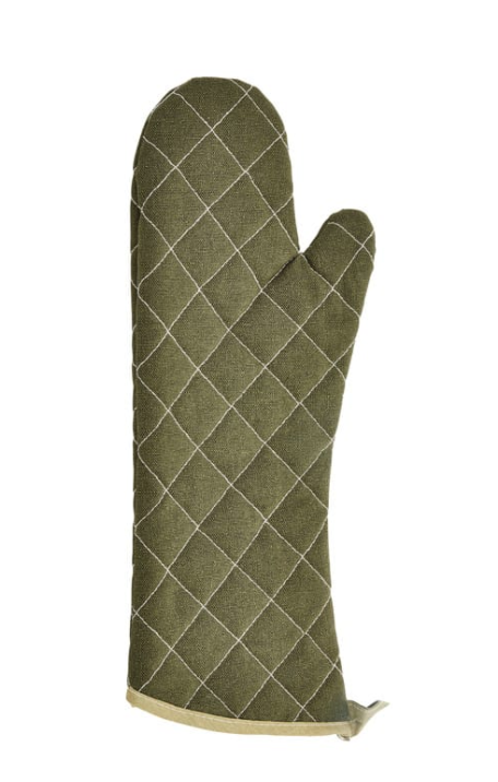 Winco, Green Woven Flame Retardant Oven mitts (Various Sizes)