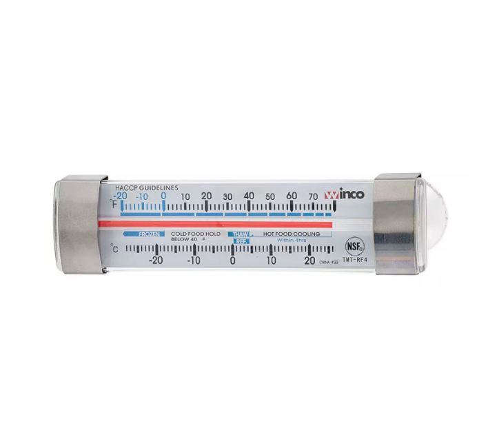 Winco, Horizontal Refrigerator Thermometer