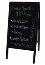 Winco, Dual-Sided Sidewalk A-Frame Marker Boards (Various Options)