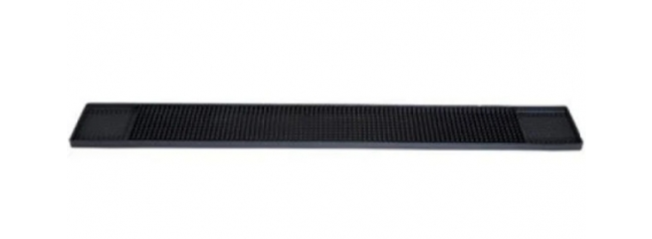 Winco, Bar Rail Spill Mats (Black/Brown)