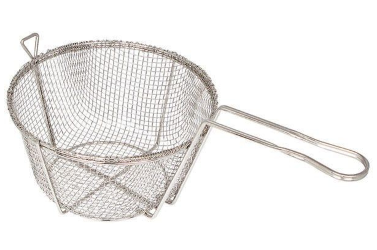 Winco, Round 6 Mesh Wire Fry Basket (Various Sizes)