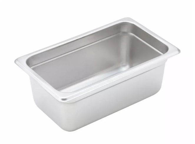 Thunder Group, Quarter Size Steam Table Pan (Various Heights)