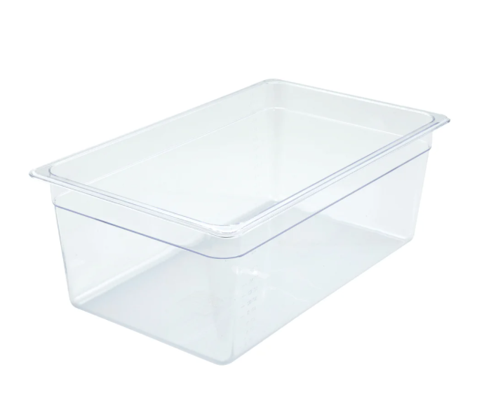 Thunder Group, Polycarbonate Full Size Steam Pans (Various Heights)