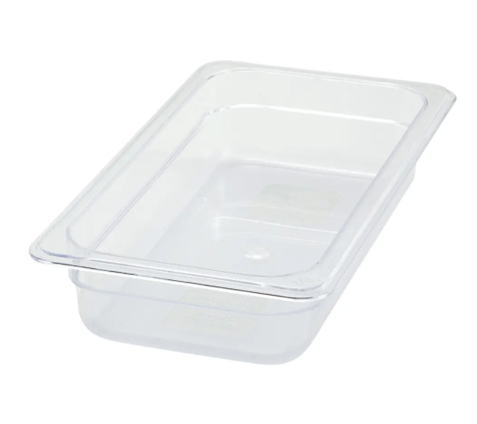 Thunder Group, Polycarbonate Third Size Steam Pans (Various Heights)