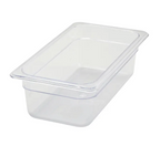 Thunder Group, Polycarbonate Third Size Steam Pans (Various Heights)