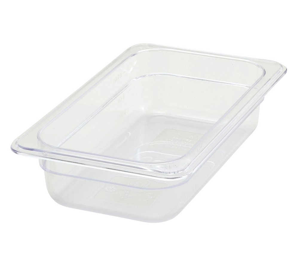 Thunder Group, Polycarbonate Quarter Size Steam Pans (Various Heights)