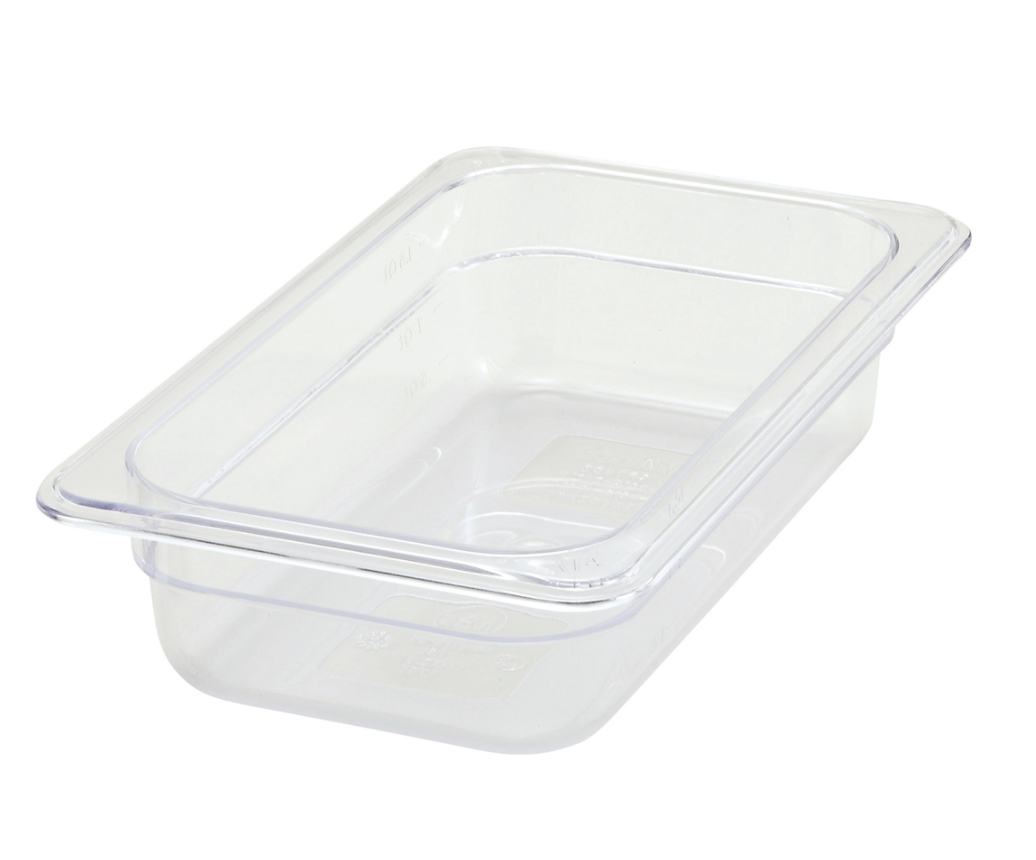 Thunder Group, Polycarbonate Quarter Size Steam Pans (Various Heights)