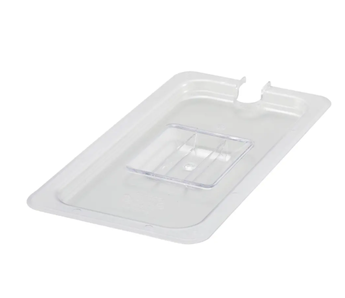 Thunder Group, Polycarbonate Third Size Steam Pan Covers (Solid/Slotted)
