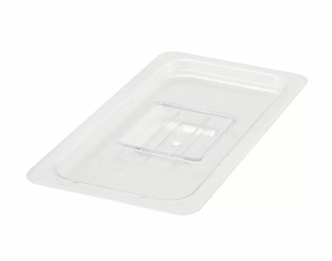 Thunder Group, Polycarbonate Third Size Steam Pan Covers (Solid/Slotted)
