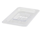 Thunder Group, Polycarbonate Quarter Size Steam Pan Covers (Solid/Slotted)