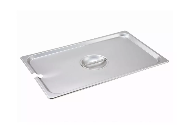 Winco, Stainless Steel Full Size Steam Pan Covers (Various Heights)