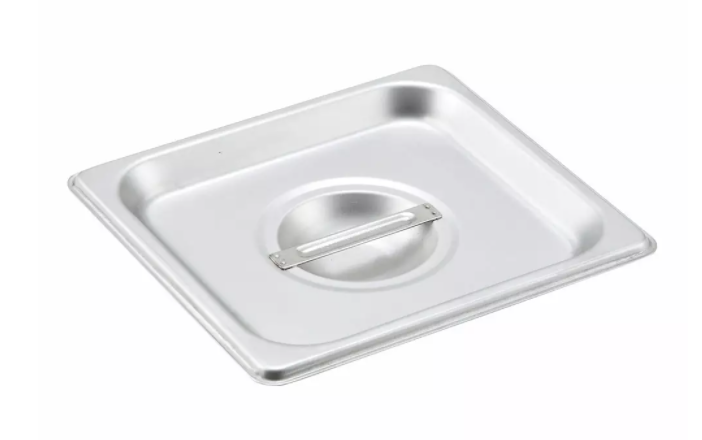 Winco, Stainless Steel Sixth Size Steam Pan Covers (Various Heights)