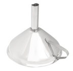 Winco, Stainless Steel Wide Mouth Funnels with Removable Strainer