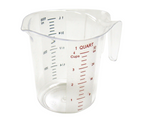 Winco, Polycarbonate Measuring Cups (Various Sizes)