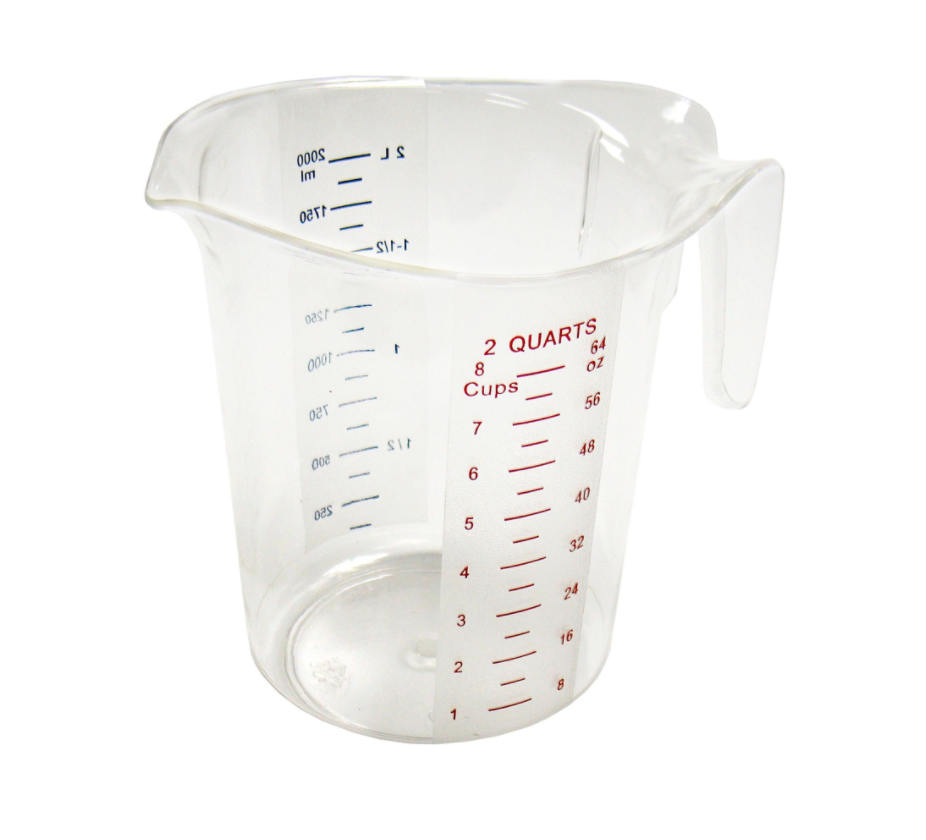 Winco, Polycarbonate Measuring Cups (Various Sizes)