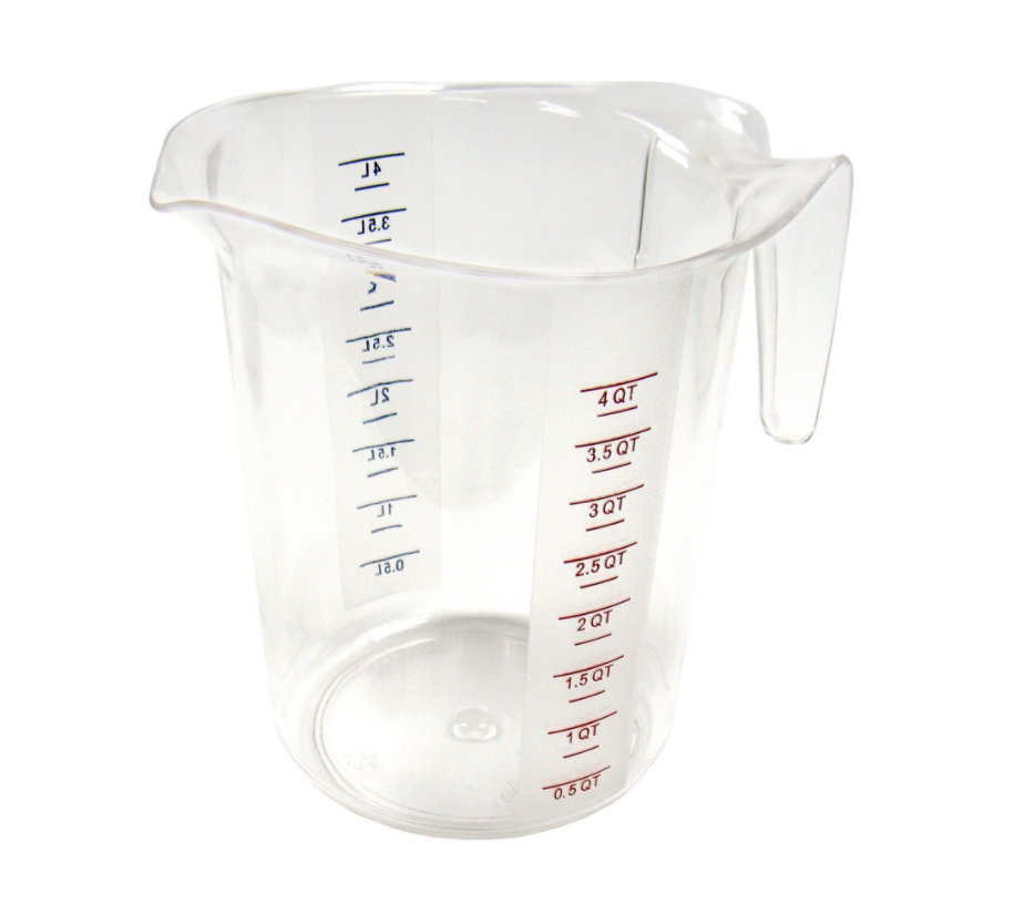 Winco, Polycarbonate Measuring Cups (Various Sizes)