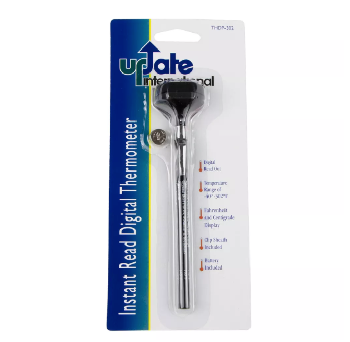 Focus, 1" Instant Read Round Digital Pocket Thermometer