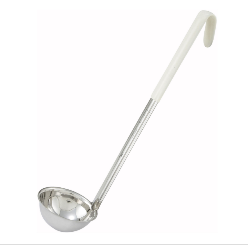 Winco, Stainless Steel One-Piece Color-Coded Ladles (Various Sizes)