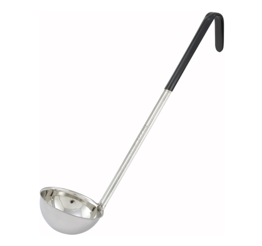 Winco, Stainless Steel One-Piece Color-Coded Ladles (Various Sizes)