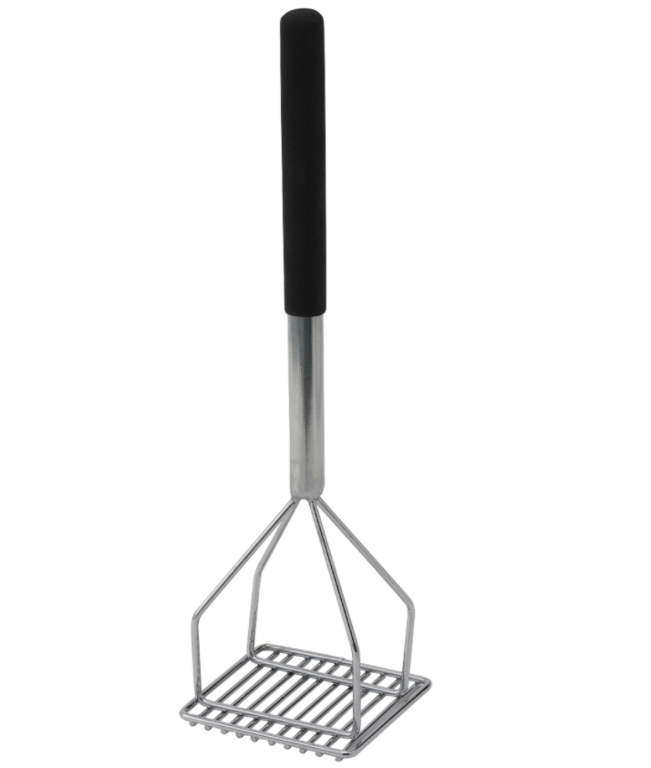 Winco, Steel Potato Masher with Handle (Various Options)