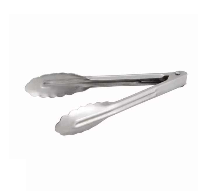 Winco, Stainless Steel Spring Utility Tongs (Various Sizes)