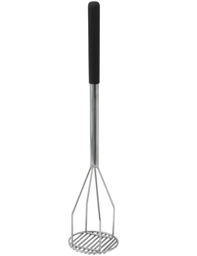Winco, Steel Potato Masher with Handle (Various Options)