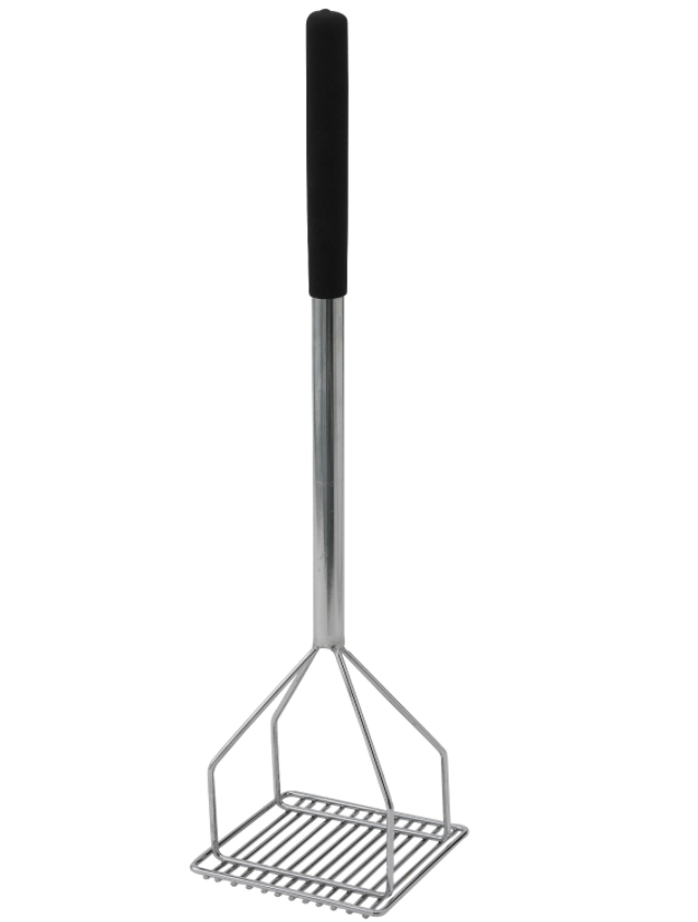 Winco, Steel Potato Masher with Handle (Various Options)