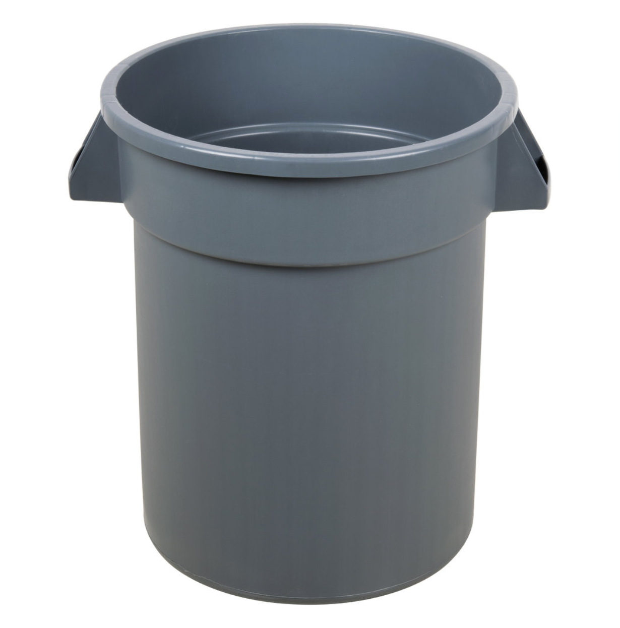 Carlisle, 20 Gallon Round Garbage Can (Gray / White)