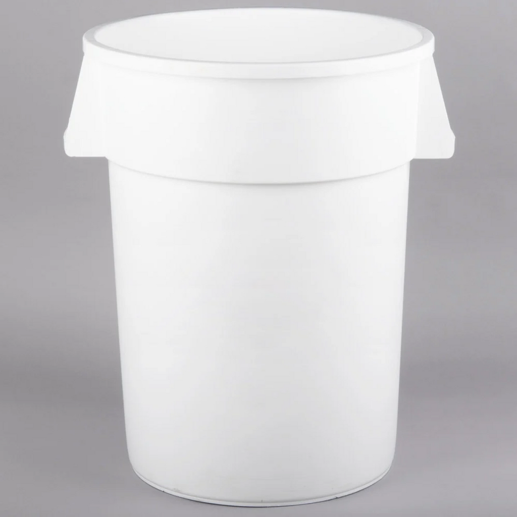 Carlisle, 10 Gallon Round Garbage Can (Gray / White)