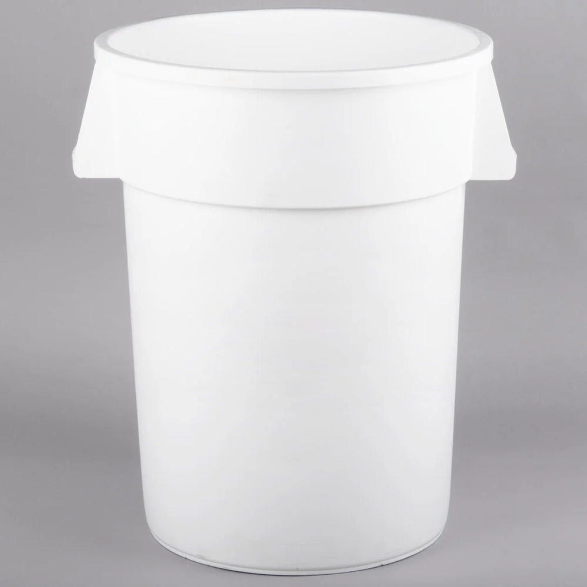 Carlisle, 10 Gallon Round Garbage Can (Gray / White)